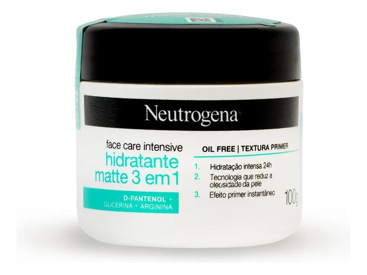 Hidratante Neutrogena 3 em 1 Matte 100g