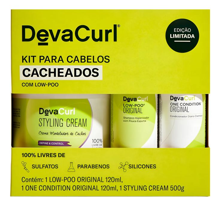 Kit Deva Curl Low Poo + Creme Modelador