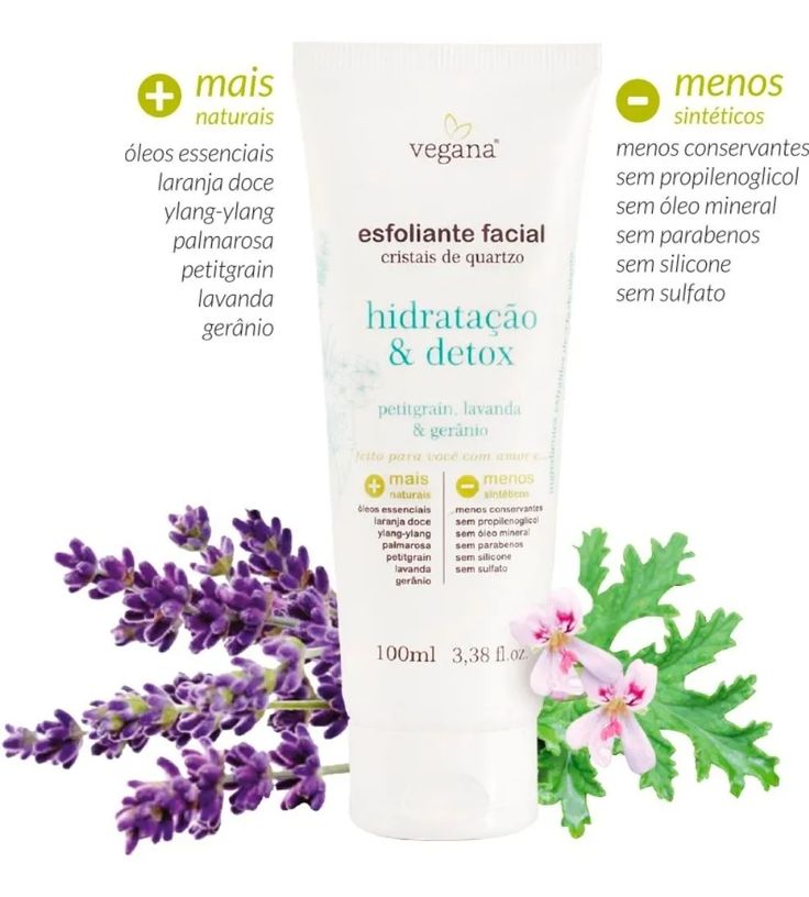 Esfoliante Facial Vegana Cristais Quartzo Detox Wnf 100ml