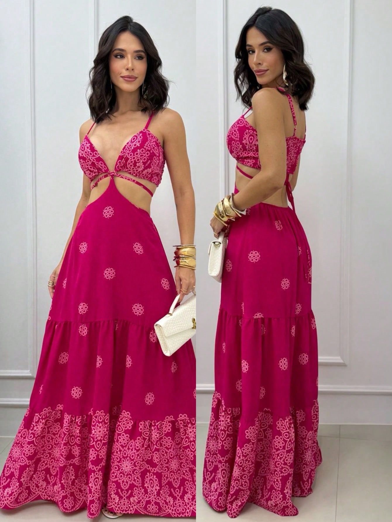 Vestido Longo Floral