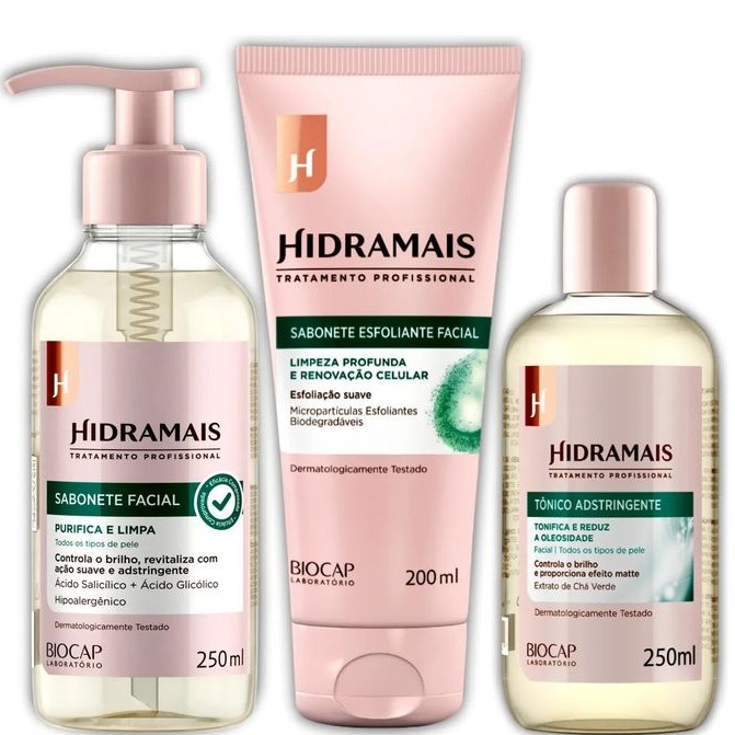 Kit Tônico Esfoliante e Sabonete Hidramais