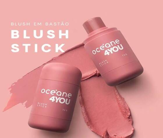 Blush stick Océane rosa queimado