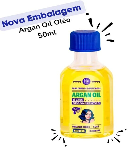 Óleo Capilar Argan Oil 50ml Lola From Rio