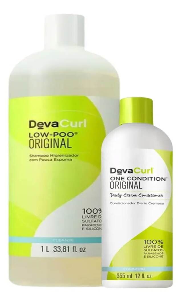 Kit Deva Curl Original Low-poo shampoo cabelo cacheado