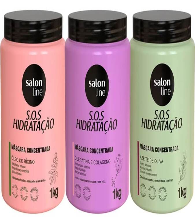 Kit SOS Cronograma Capilar Salon Line