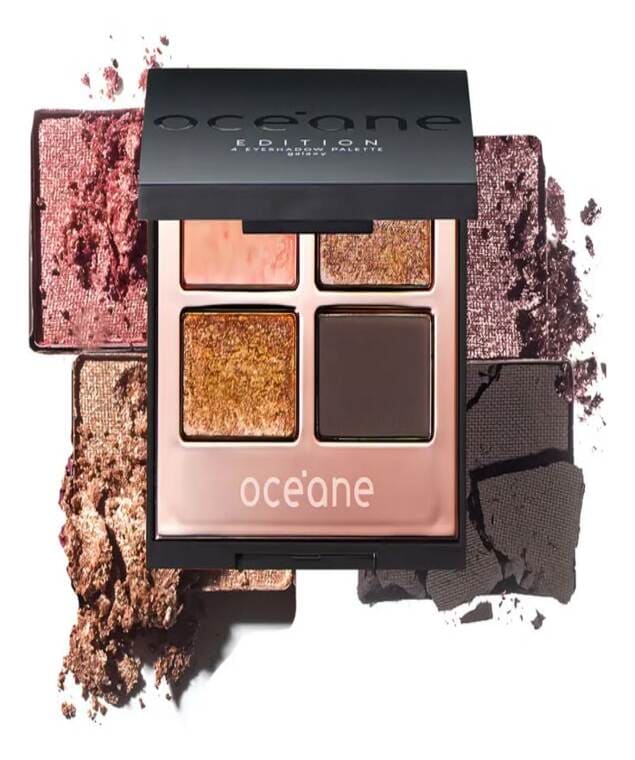 Paleta sombras Power Glow Océane Edition Galaxy maquiagem glow noite
