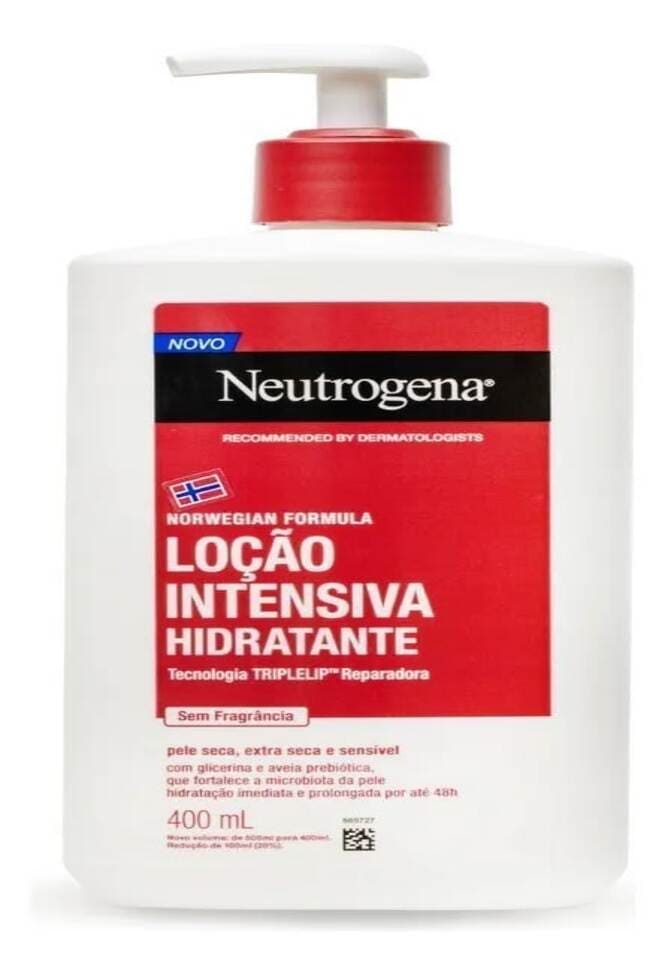 Hidratante Corporal Norwegian Neutrogena 400ml pele bonita