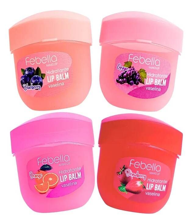 Kit Hidratante Labial Lip Balm Vaselina Bálsamo Frutinhas
